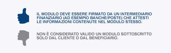 Intesa Sanpaolo Vita: adeguata verifica della clientela